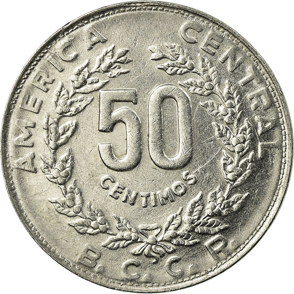 Monnaie, Costa Rica, 50 Centimos, 1983, TTB, Stainless Steel, KM:209.1