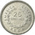 Coin, Costa Rica, 25 Centimos, 1986, EF(40-45), Aluminum, KM:188.3