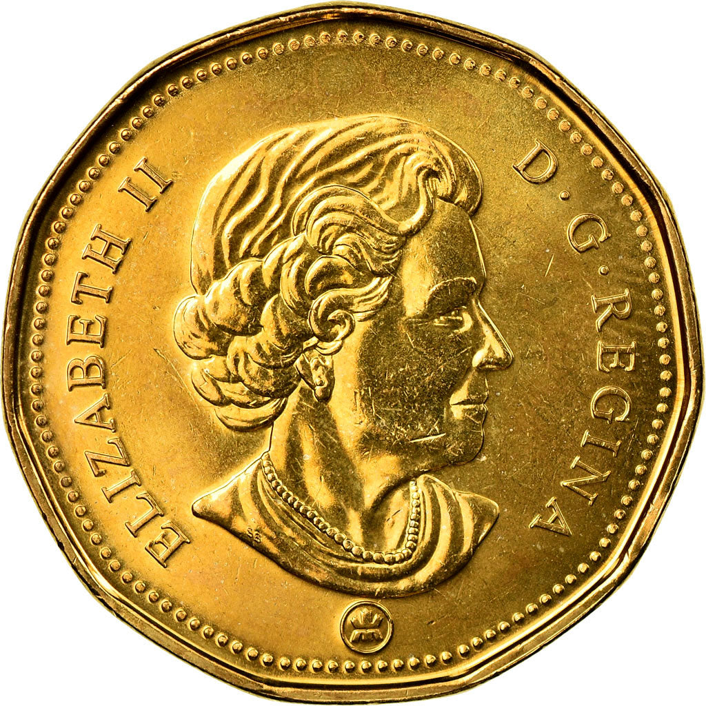 Coin, Canada, Elizabeth II, Dollar, 2010, Royal Canadian Mint, Winnipeg