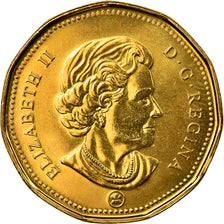 Coin, Canada, Elizabeth II, Dollar, 2010, Royal Canadian Mint, Winnipeg