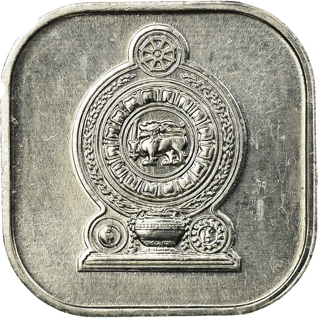 Moeda, Sri Lanka, 5 Cents, 1988, EF(40-45), Alumínio, KM:139a