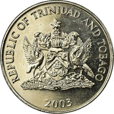Coin, TRINIDAD & TOBAGO, 50 Cents, 2003, Franklin Mint, MS(63), Copper-nickel