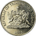 Coin, TRINIDAD & TOBAGO, 50 Cents, 2003, Franklin Mint, MS(63), Copper-nickel