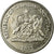 Moneda, TRINIDAD & TOBAGO, 25 Cents, 2005, Franklin Mint, MBC, Cobre - níquel