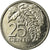 Moneda, TRINIDAD & TOBAGO, 25 Cents, 2005, Franklin Mint, MBC, Cobre - níquel