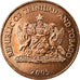 Monnaie, TRINIDAD & TOBAGO, 5 Cents, 2005, Franklin Mint, SUP, Bronze, KM:30