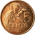 Moeda, TRINDADE E TOBAGO, 5 Cents, 2005, Franklin Mint, AU(55-58), Bronze, KM:30