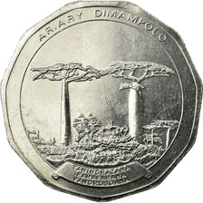 Coin, Madagascar, 50 Ariary, 2005, Royal Canadian Mint, EF(40-45), Stainless
