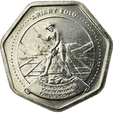 Coin, Madagascar, 10 Ariary, 1999, Royal Canadian Mint, AU(50-53), Stainless