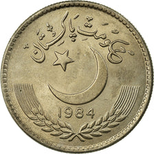 Coin, Pakistan, Rupee, 1984, EF(40-45), Copper-nickel, KM:57.2
