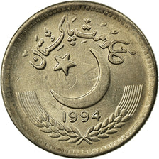 Coin, Pakistan, 25 Paisa, 1994, Paris, EF(40-45), Copper-nickel, KM:58