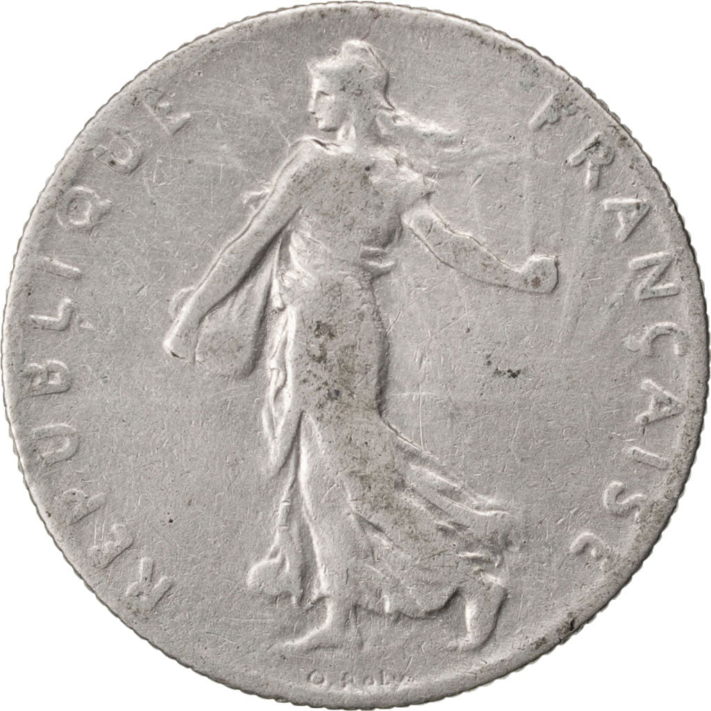 FRANCE, Semeuse, 50 Centimes, 1904, Paris, KM #854, VF(30-35), Silver, 18.1,...