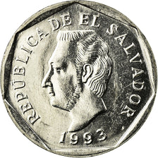 Monnaie, El Salvador, 10 Centavos, 1993, British Royal Mint, SUP, Nickel Clad