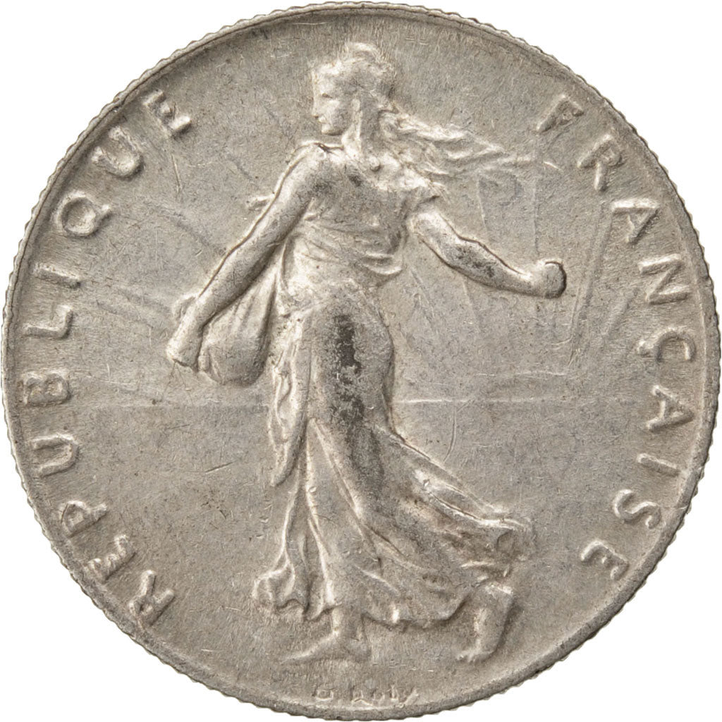 FRANCE, Semeuse, 50 Centimes, 1908, Paris, KM #854, EF(40-45), Silver, 18.1,...