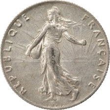 FRANCE, Semeuse, 50 Centimes, 1908, Paris, KM #854, EF(40-45), Silver, 18.1,...