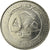 Moneta, Liban, 500 Livres, 2000, AU(50-53), Nickel platerowany stalą, KM:39