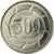 Coin, Lebanon, 500 Livres, 2000, AU(50-53), Nickel plated steel, KM:39