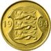 Coin, Estonia, 5 Krooni, 1994, EF(40-45), Aluminum-Bronze, KM:30