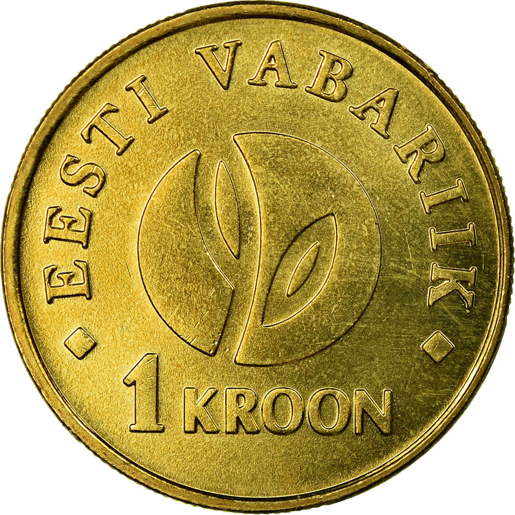 Coin, Estonia, Kroon, 2008, AU(55-58), Brass, KM:44