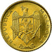 Coin, Moldova, 50 Bani, 2005, AU(55-58), Brass Clad Steel, KM:10
