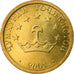 Coin, Tajikistan, 20 Drams, 2001, St. Petersburg, EF(40-45), Brass Clad Steel