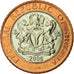 Coin, Nigeria, 2 Naira, 2006, AU(55-58), Bi-Metallic, KM:19