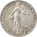 FRANCE, Semeuse, 50 Centimes, 1912, Paris, KM #854, AU(50-53), Silver, 18.1,...