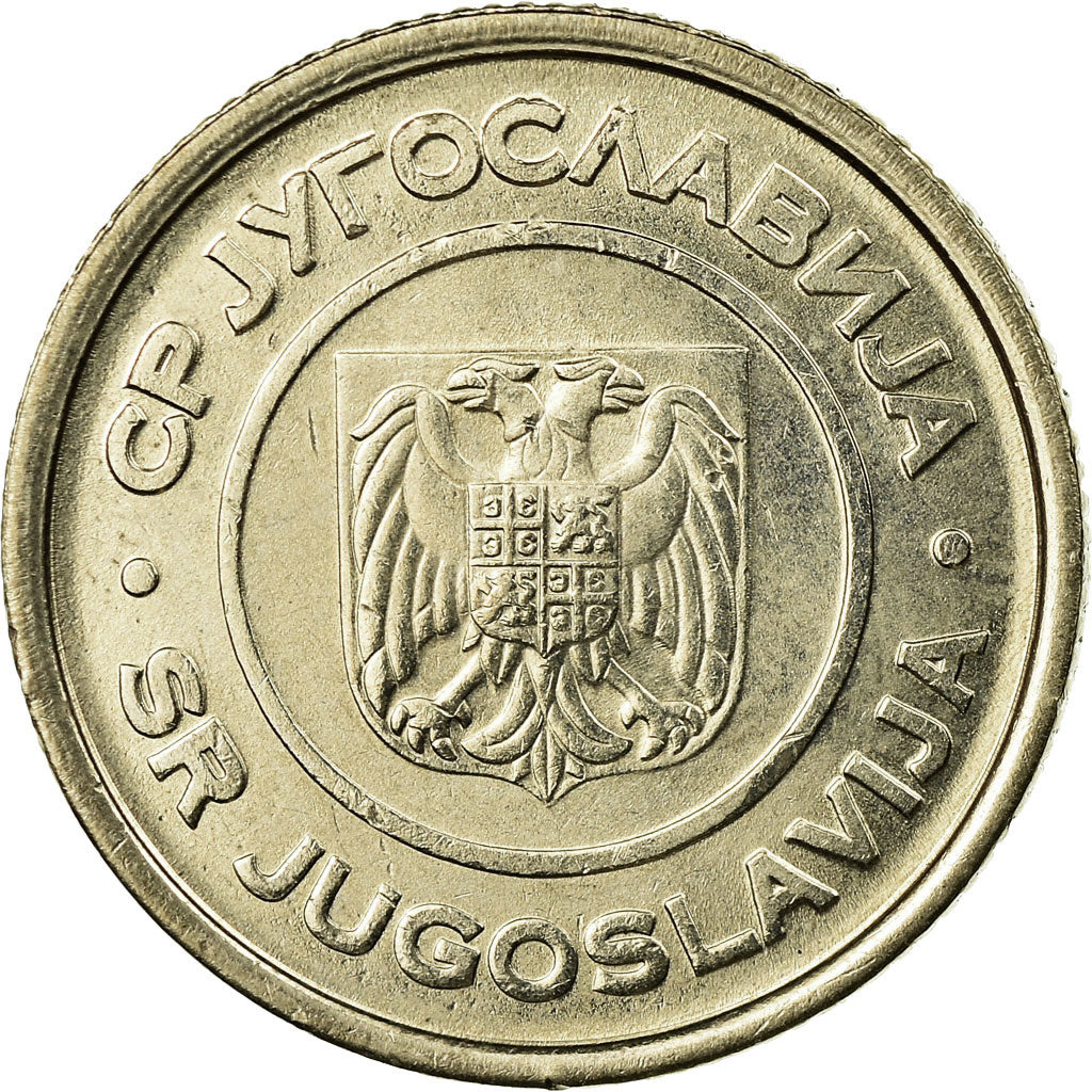 Munten, Joegoslaviëe, 2 Dinara, 2000, Belgrade, PR, Copper-Nickel-Zinc, KM:181