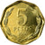 Münze, Chile, 5 Pesos, 2006, Santiago, SS+, Aluminum-Bronze, KM:232