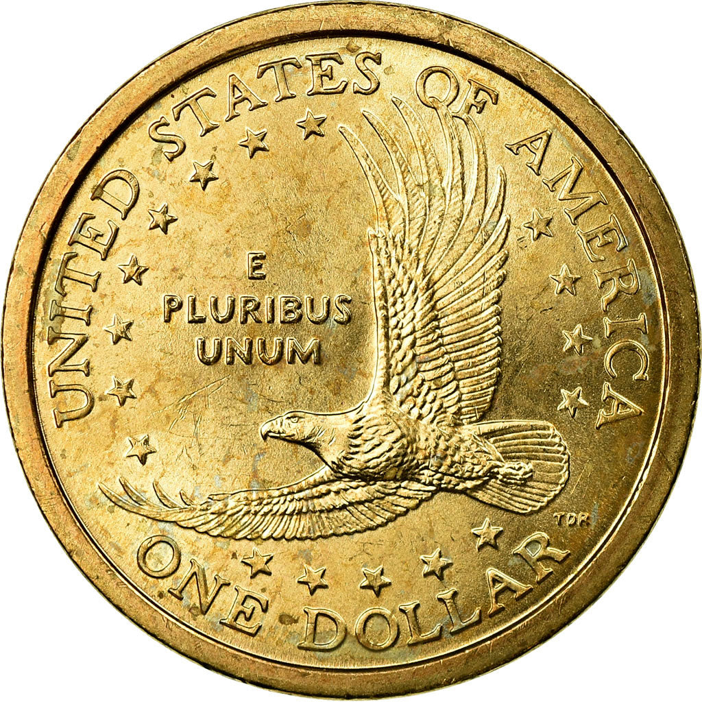 Coin, United States, Sacagawea Dollar, Dollar, 2000, U.S. Mint, Philadelphia