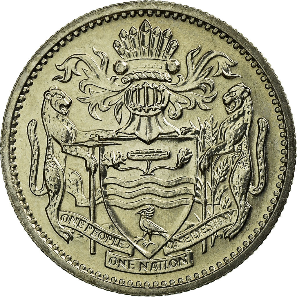 Coin, Guyana, 10 Cents, 1992, AU(55-58), Copper-nickel, KM:33