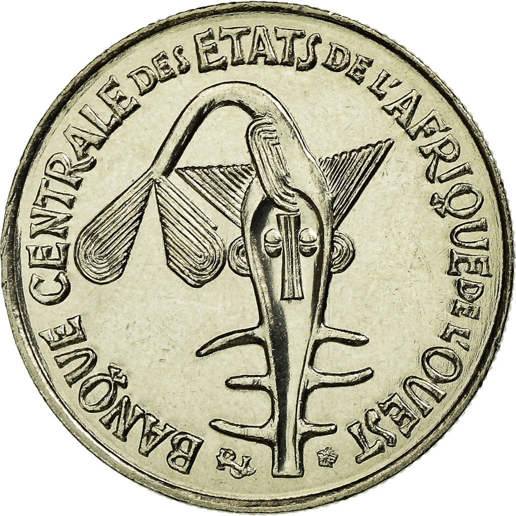 Monnaie, West African States, 50 Francs, 2002, Paris, SUP, Copper-nickel, KM:6