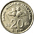 Monnaie, Malaysie, 20 Sen, 2006, TTB, Copper-nickel, KM:52