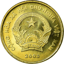 Coin, Vietnam, SOCIALIST REPUBLIC, 2000 Dông, 2003, Vantaa, AU(50-53), Brass