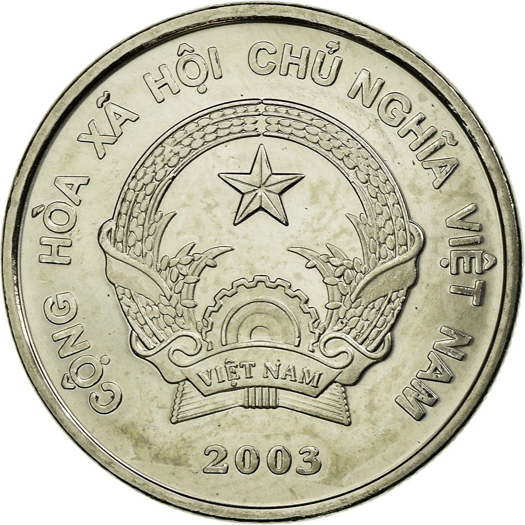 Coin, Vietnam, SOCIALIST REPUBLIC, 500 Dông, 2003, Vantaa, AU(55-58), Nickel