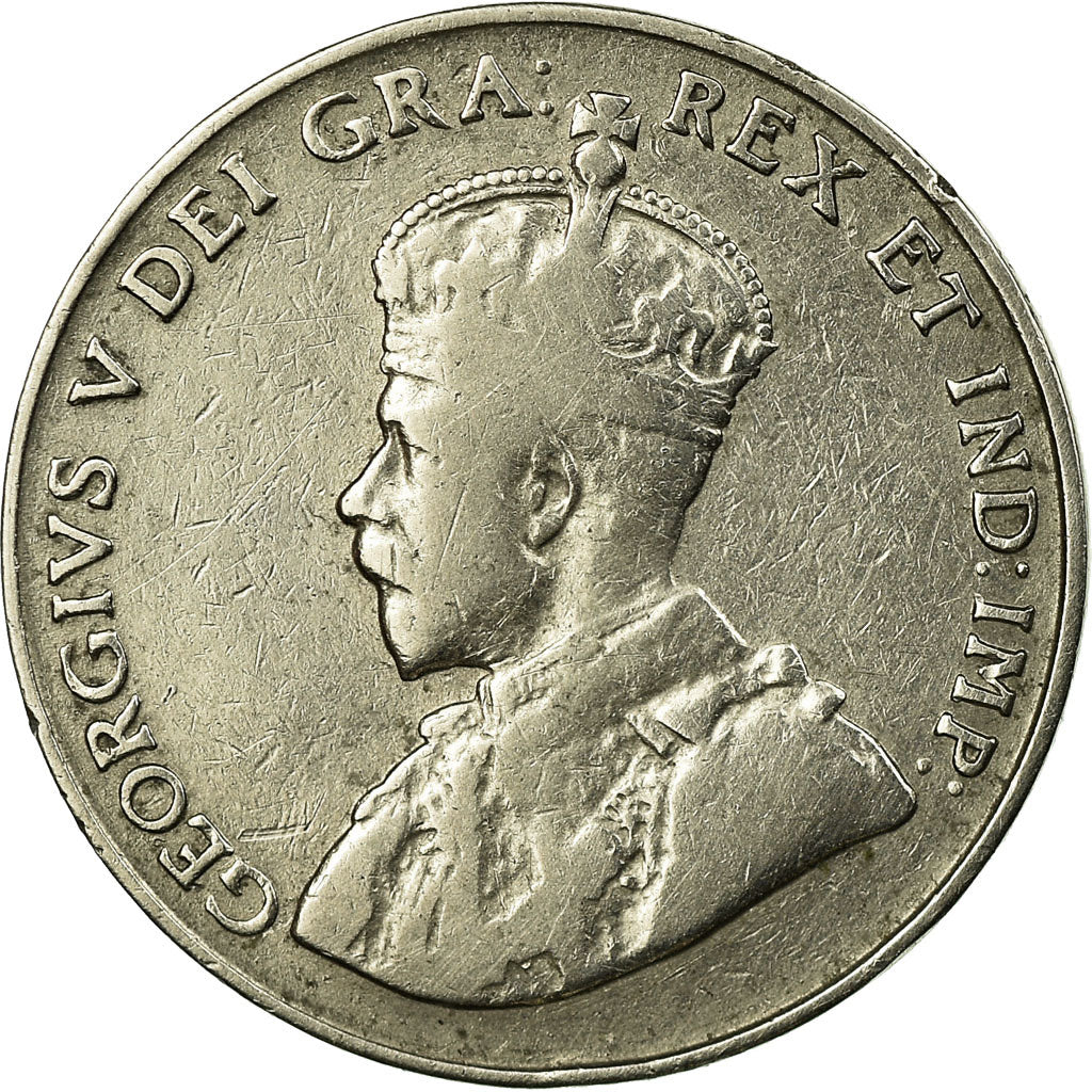 Coin, Canada, George V, 5 Cents, 1922, Royal Canadian Mint, Ottawa, EF(40-45)