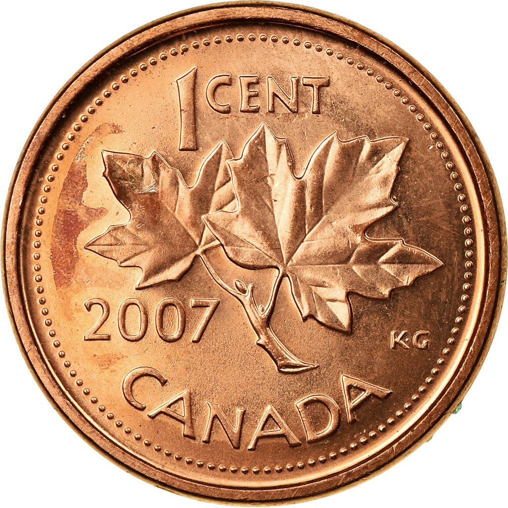 Moneta, Canada, Elizabeth II, Cent, 2007, Royal Canadian Mint, Winnipeg