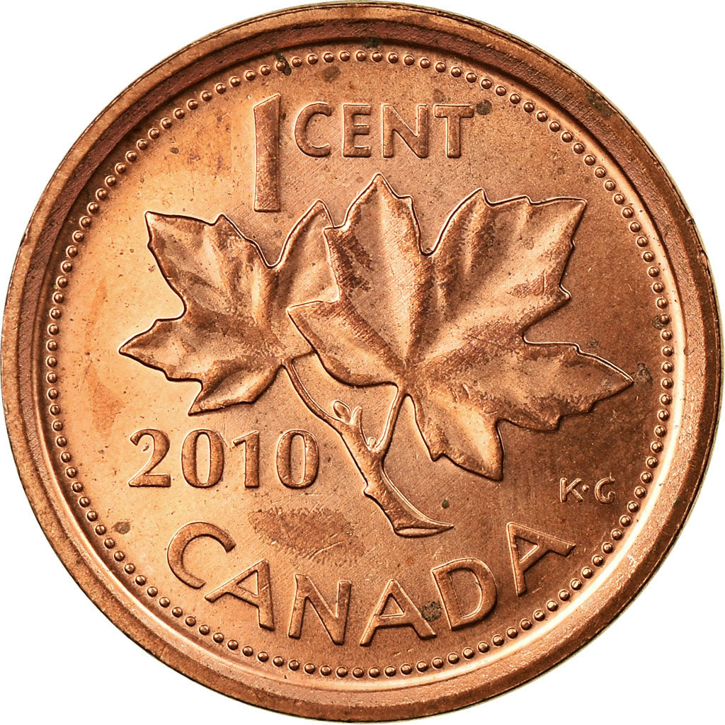 Coin, Canada, Elizabeth II, Cent, 2010, Royal Canadian Mint, Winnipeg