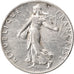 FRANCE, Semeuse, 50 Centimes, 1917, Paris, KM #854, MS(60-62), Silver, 18.1,...