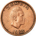 Coin, Zambia, Ngwee, 1983, British Royal Mint, VF(30-35), Copper Clad Steel