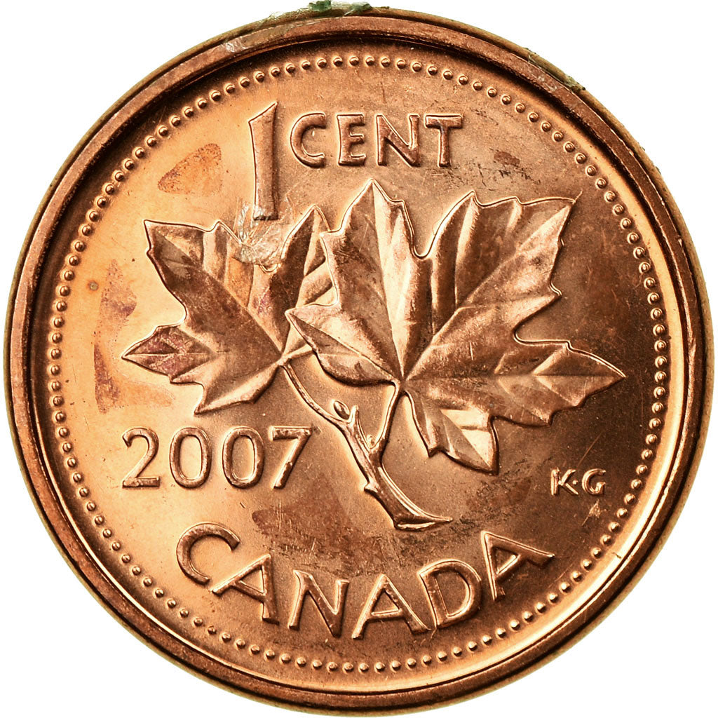 Moneta, Canada, Elizabeth II, Cent, 2007, Royal Canadian Mint, Winnipeg, SPL-