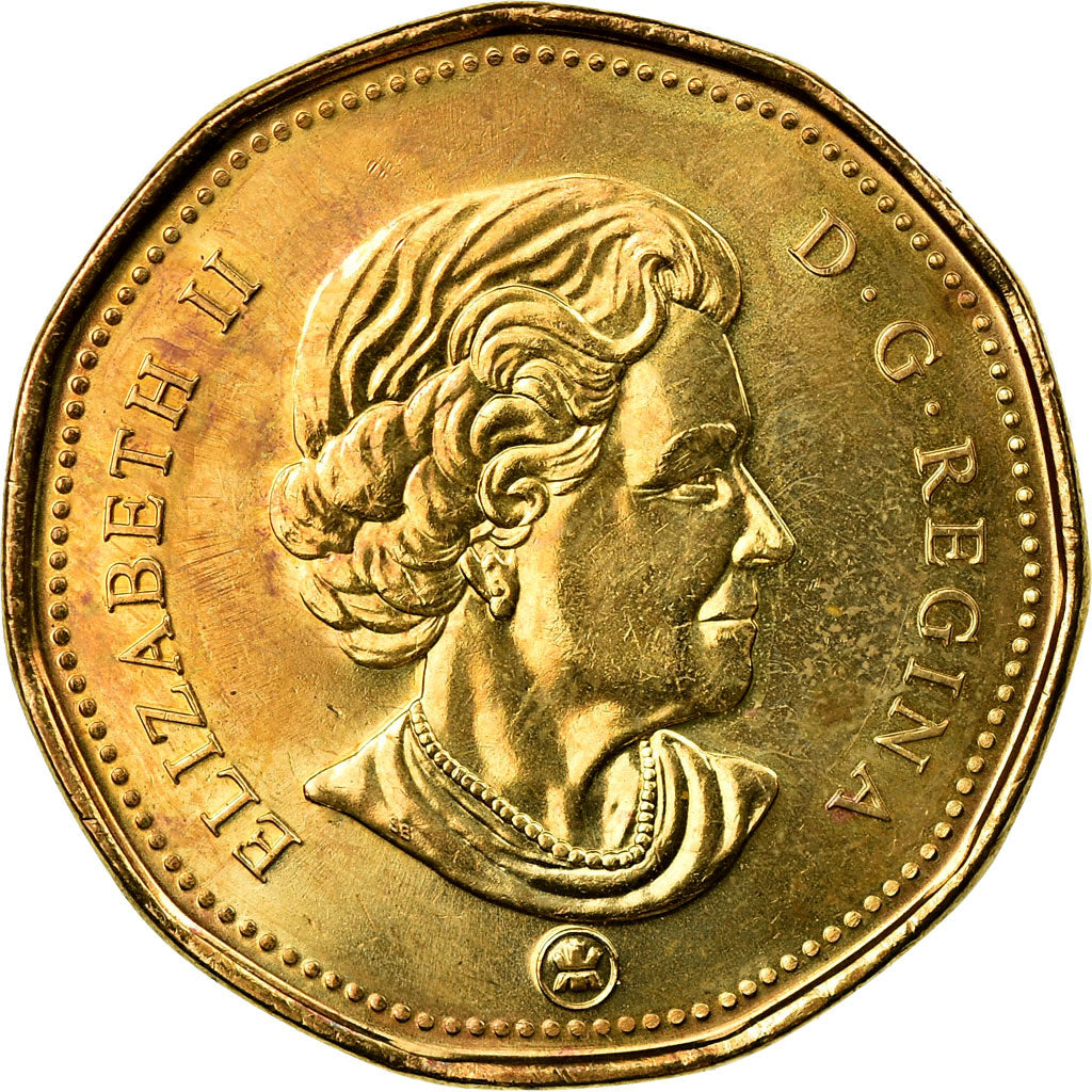Coin, Canada, Elizabeth II, Dollar, 2009, Royal Canadian Mint, Winnipeg