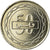Coin, Bahrain, Hamed Bin Isa, 50 Fils, 2005, AU(55-58), Copper-nickel, KM:25