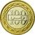 Moneta, Bahrajn, Hamed Bin Isa, 100 Fils, 2007, AU(55-58), Bimetaliczny, KM:26