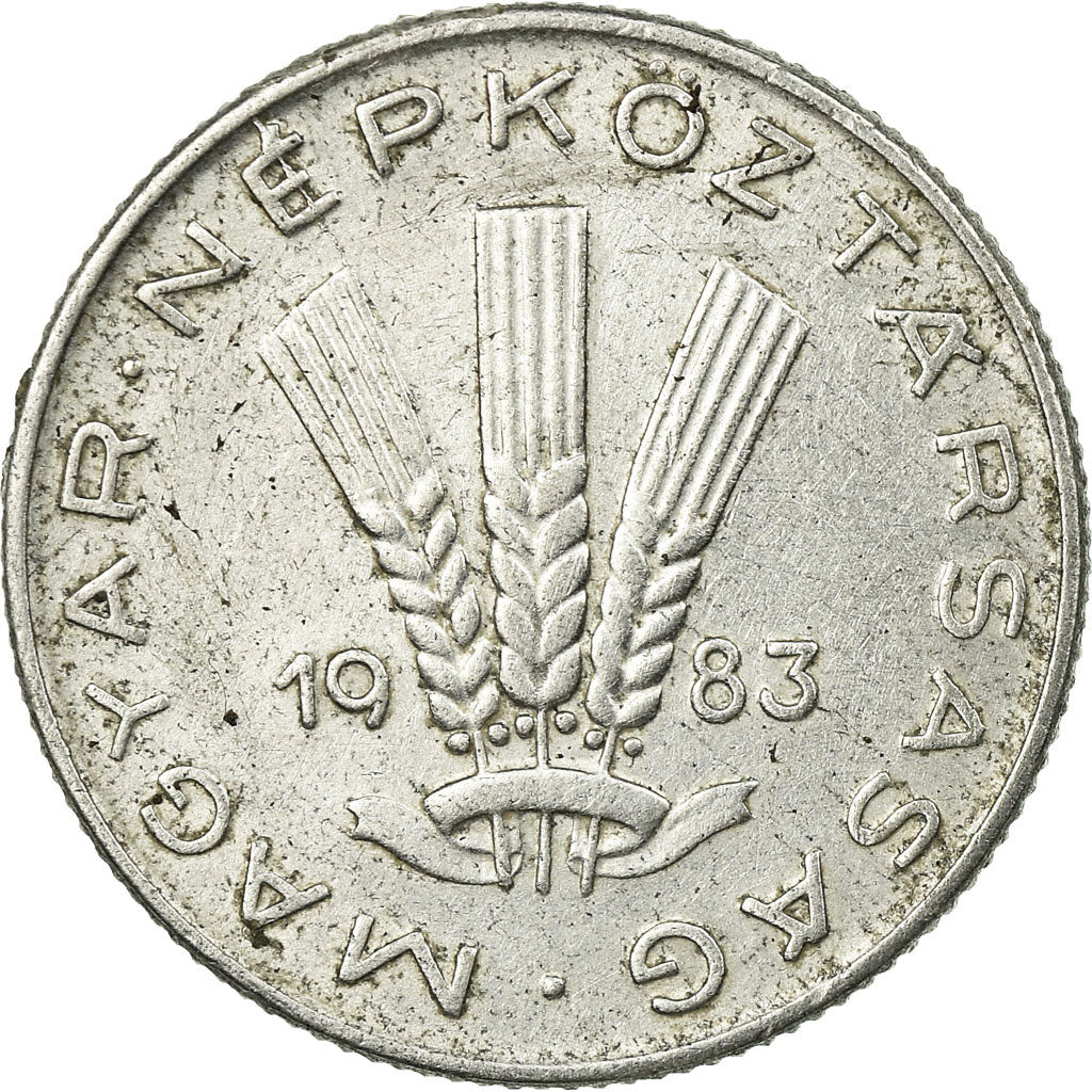 Moeda, Hungria, 20 Fillér, 1983, Budapest, EF(40-45), Alumínio, KM:573