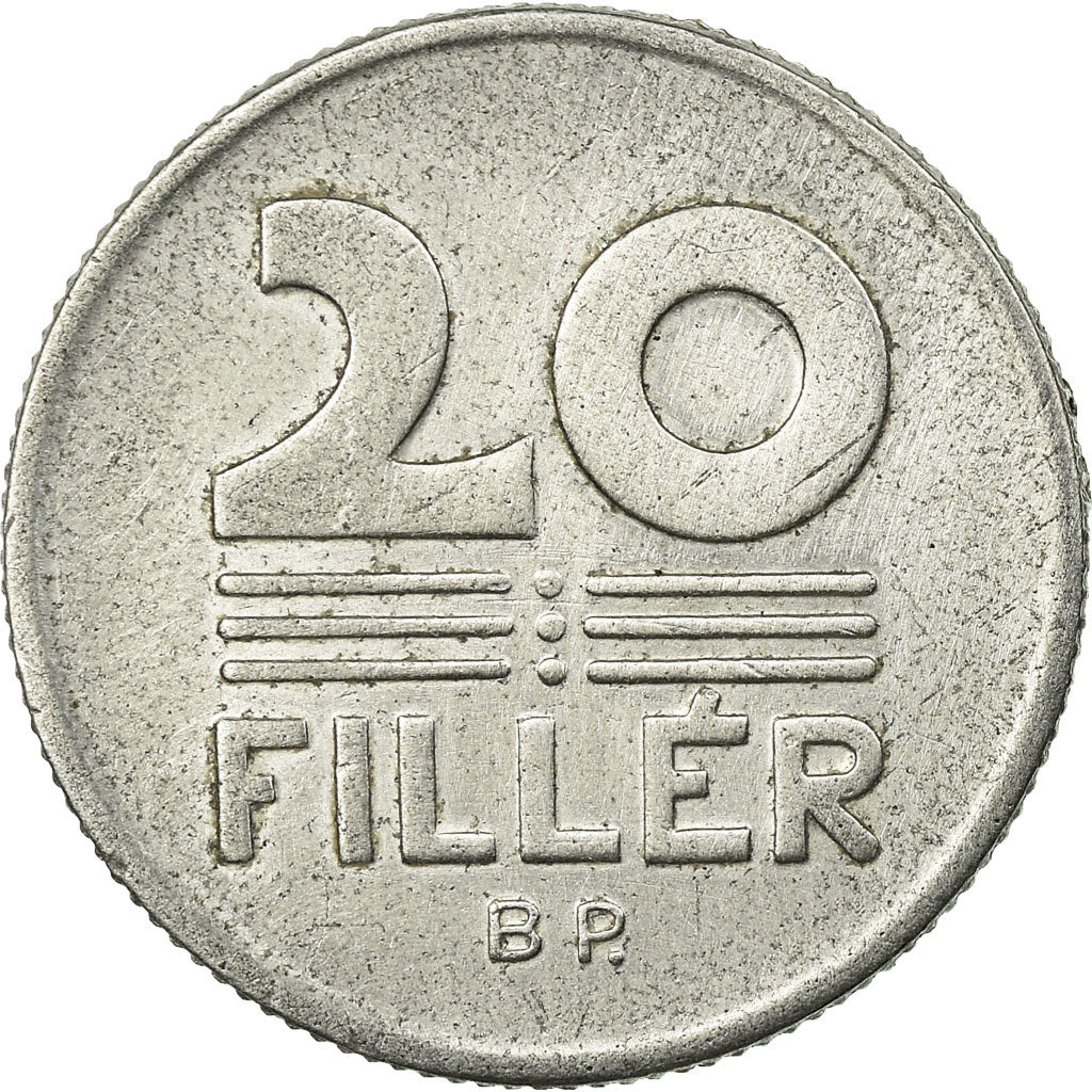 Moeda, Hungria, 20 Fillér, 1983, Budapest, EF(40-45), Alumínio, KM:573