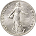 FRANCE, Semeuse, 50 Centimes, 1920, Paris, KM #854, MS(60-62), Silver, 18.1,...