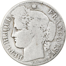 Coin, France, Cérès, 50 Centimes, 1888, Paris, VG(8-10), Silver, KM:834.1