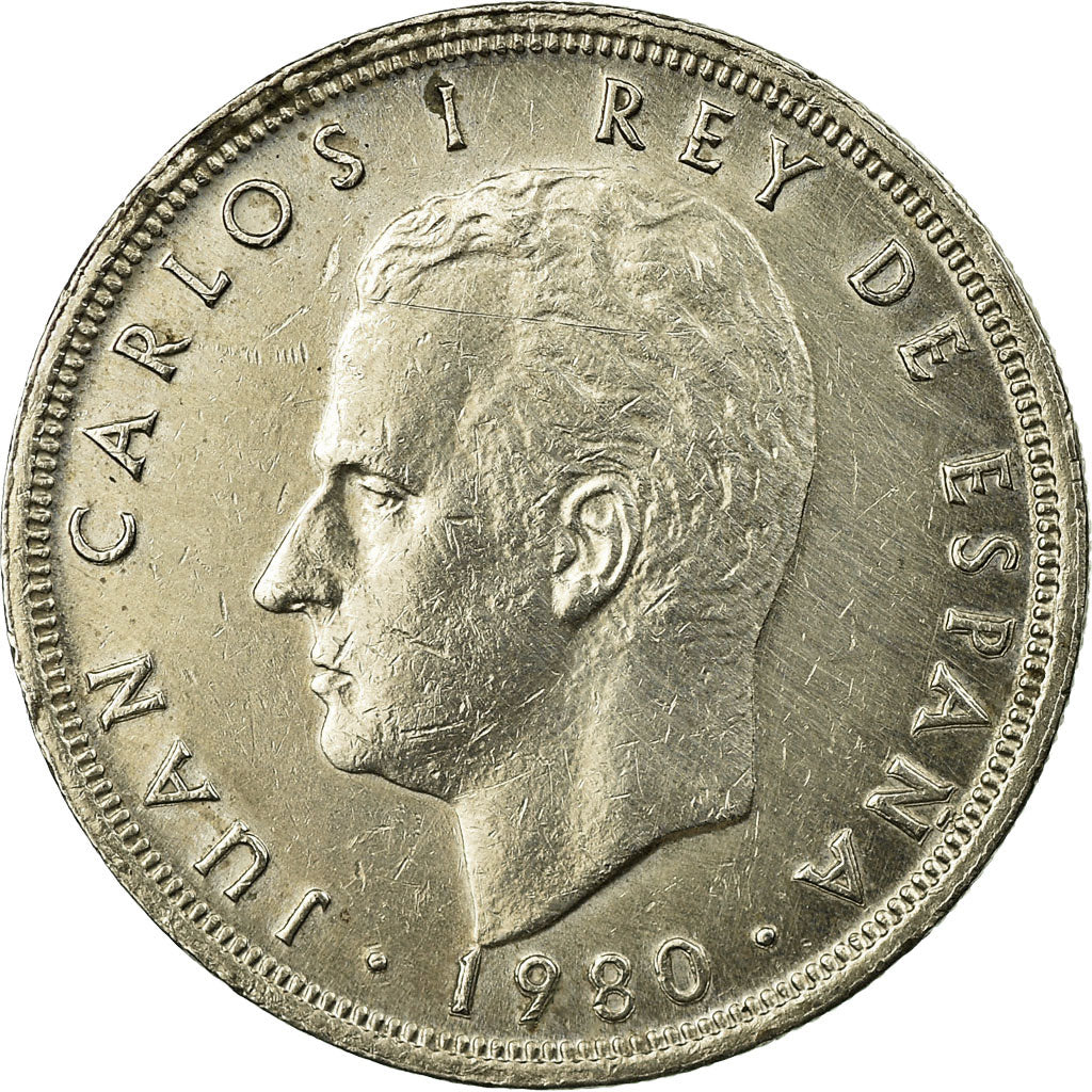 Monnaie, Espagne, Juan Carlos I, World Cup Soccer Games, 5 Pesetas, 1982, TTB