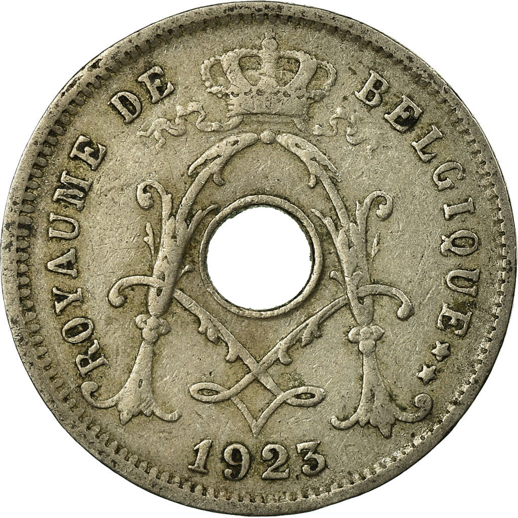 Moeda, Bélgica, 5 Centimes, 1923, VF(30-35), Cobre-níquel, KM:66